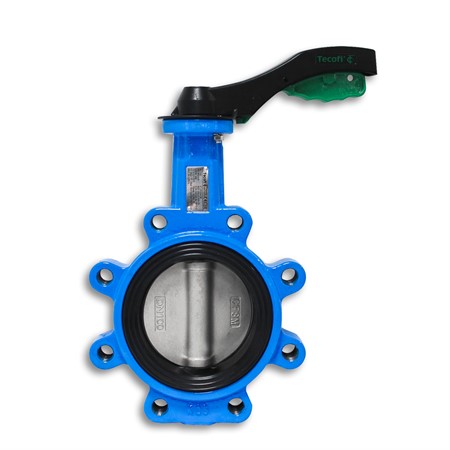 Vridspjällsventil DN 50 LUG spak,CF8M/EPDM